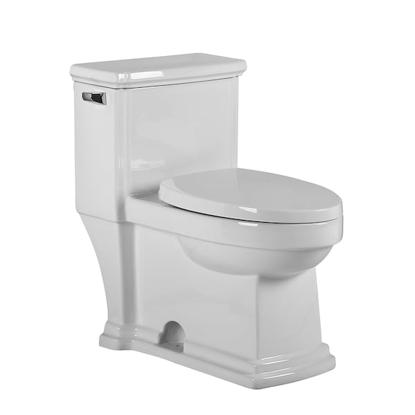Whitehaus Magic Flush Eco-Friendly One Piece Sgl Flush Toilet W/ Elongated Bowl, WHMFL221-EB - main